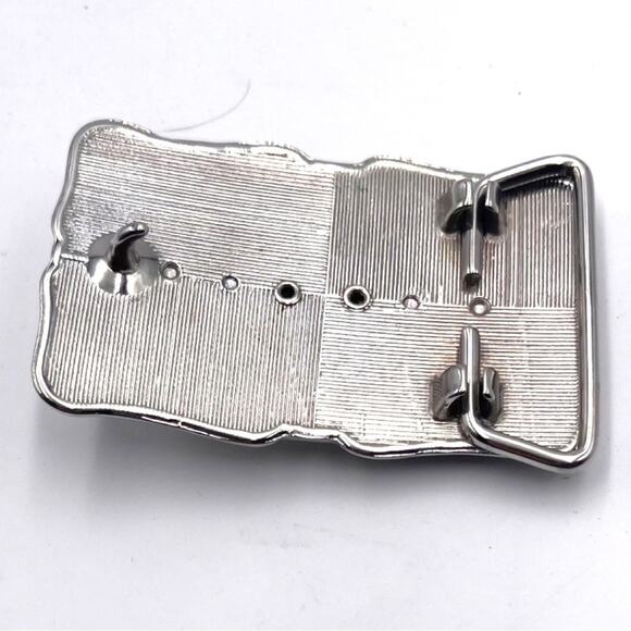 NATIVE TRIBAL real semi-precious gem stone embellished belt buckle (no leather) main image 4